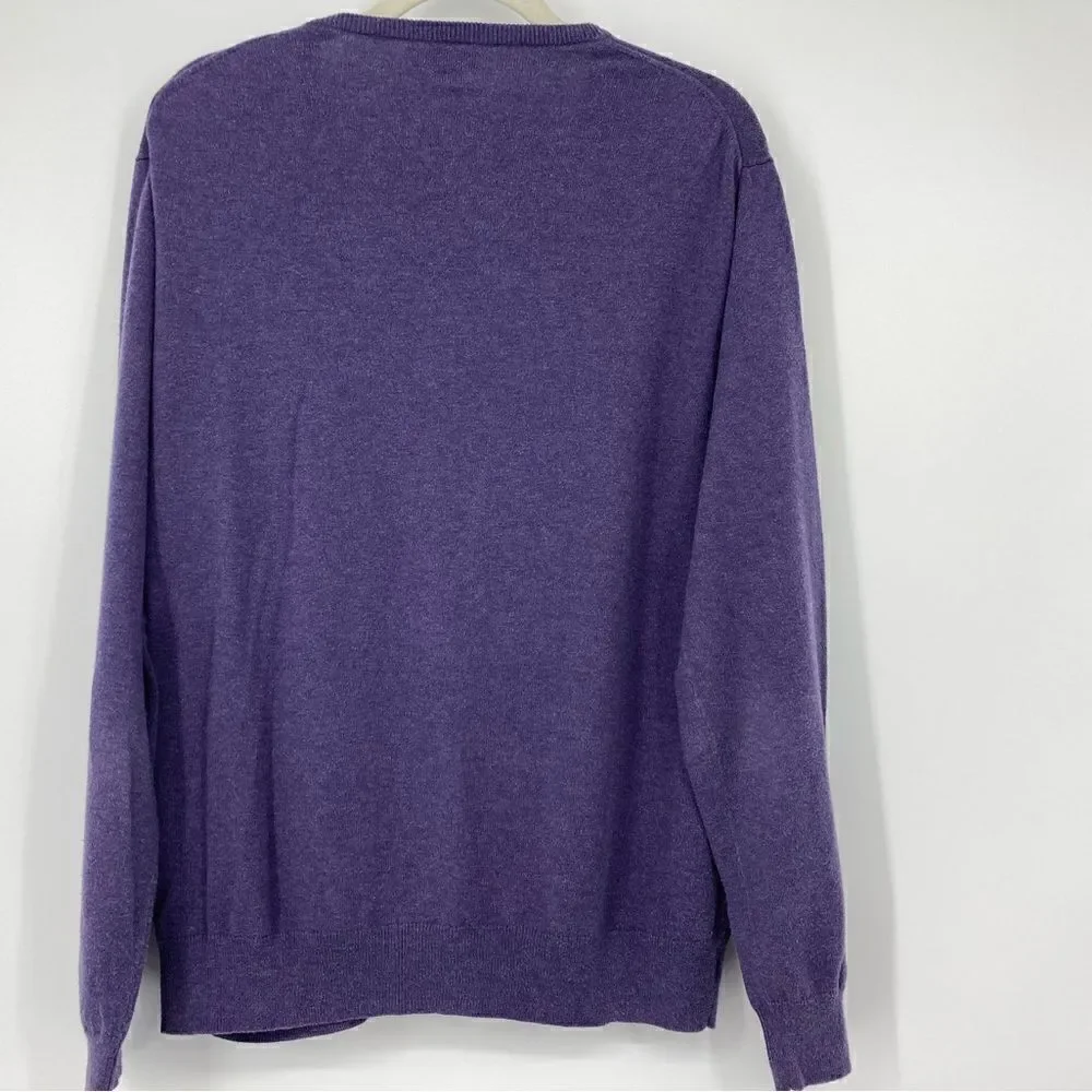 J Crew Men’s Purple Sweater Size XL